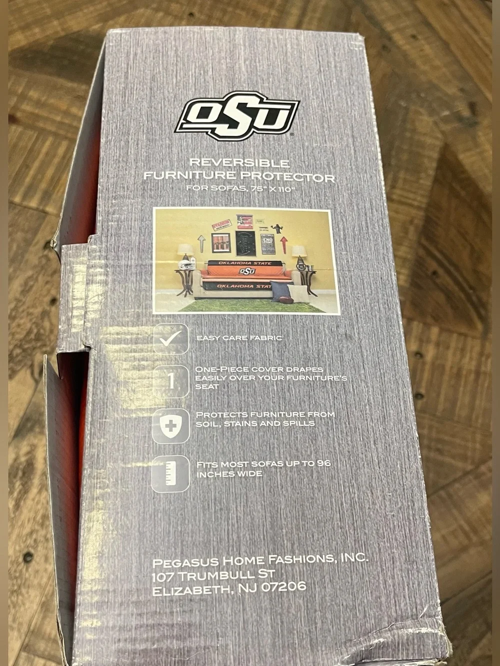 Oklahoma State Reversible Sofa Furniture Protector